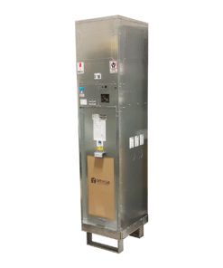 Omega vertical stacked heat pump