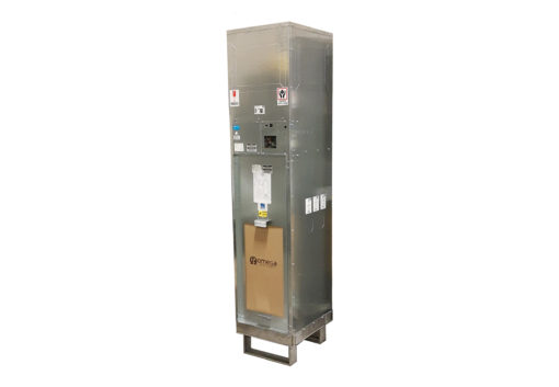 Omega vertical stacked heat pump