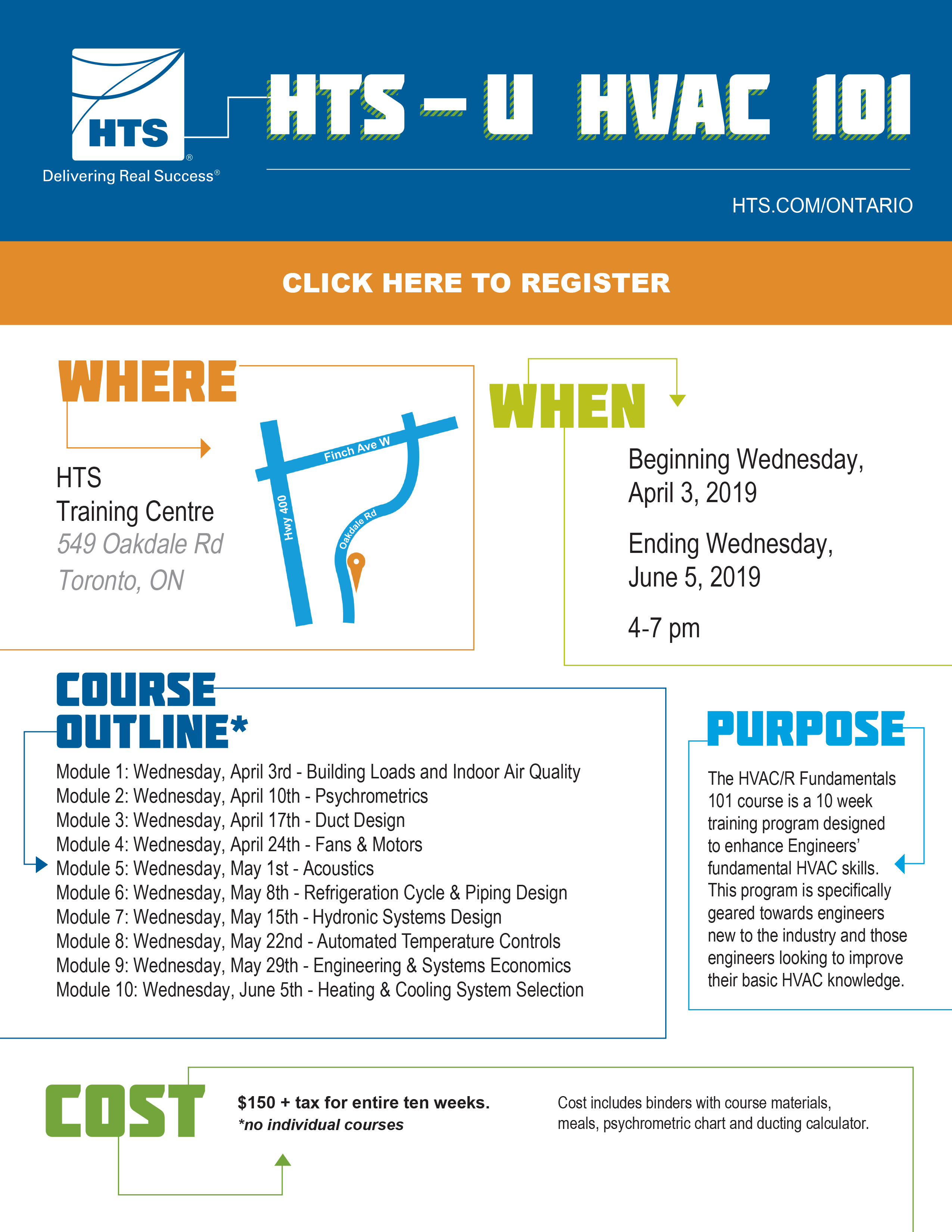 HTS U Toronto April 2019 HTS | Commercial & Industrial HVAC Systems, Parts, & Services Company