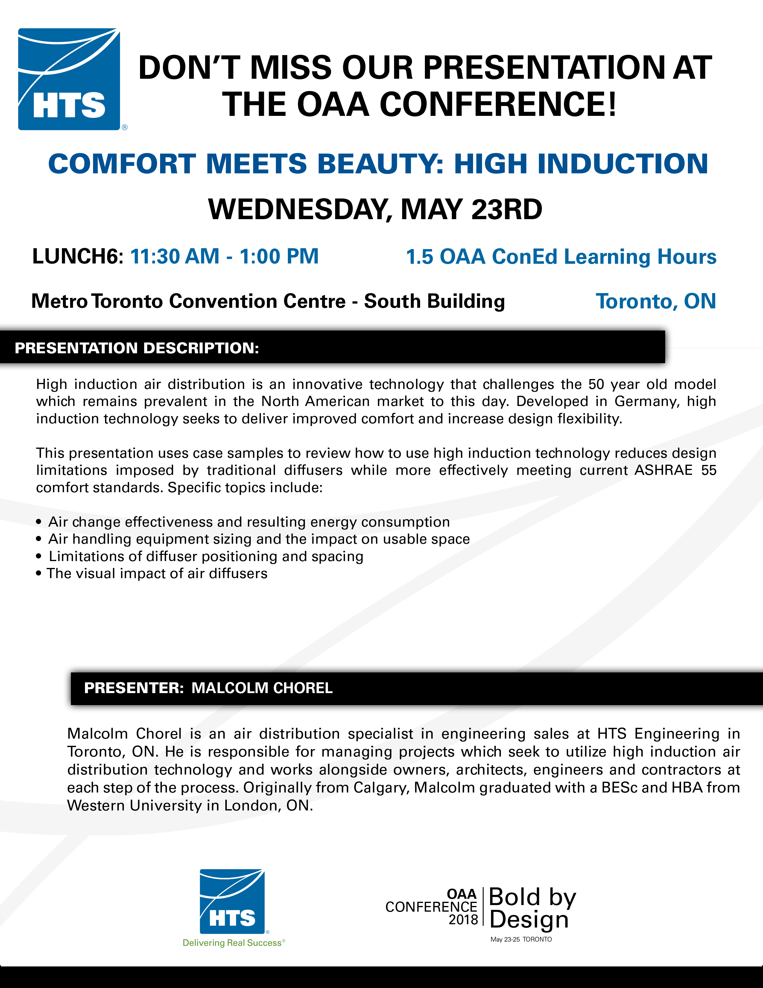 High Induction Air Distribution Seminar v2 HTS | Commercial & Industrial HVAC Systems, Parts, & Services Company