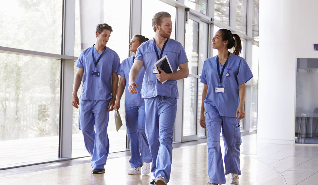 Nurses Walking