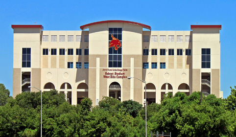 texas bobcat stadium state university hts