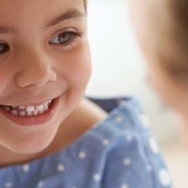 little girl and woman at doctor's office