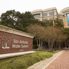 San Antonio water system headquarters exterior building