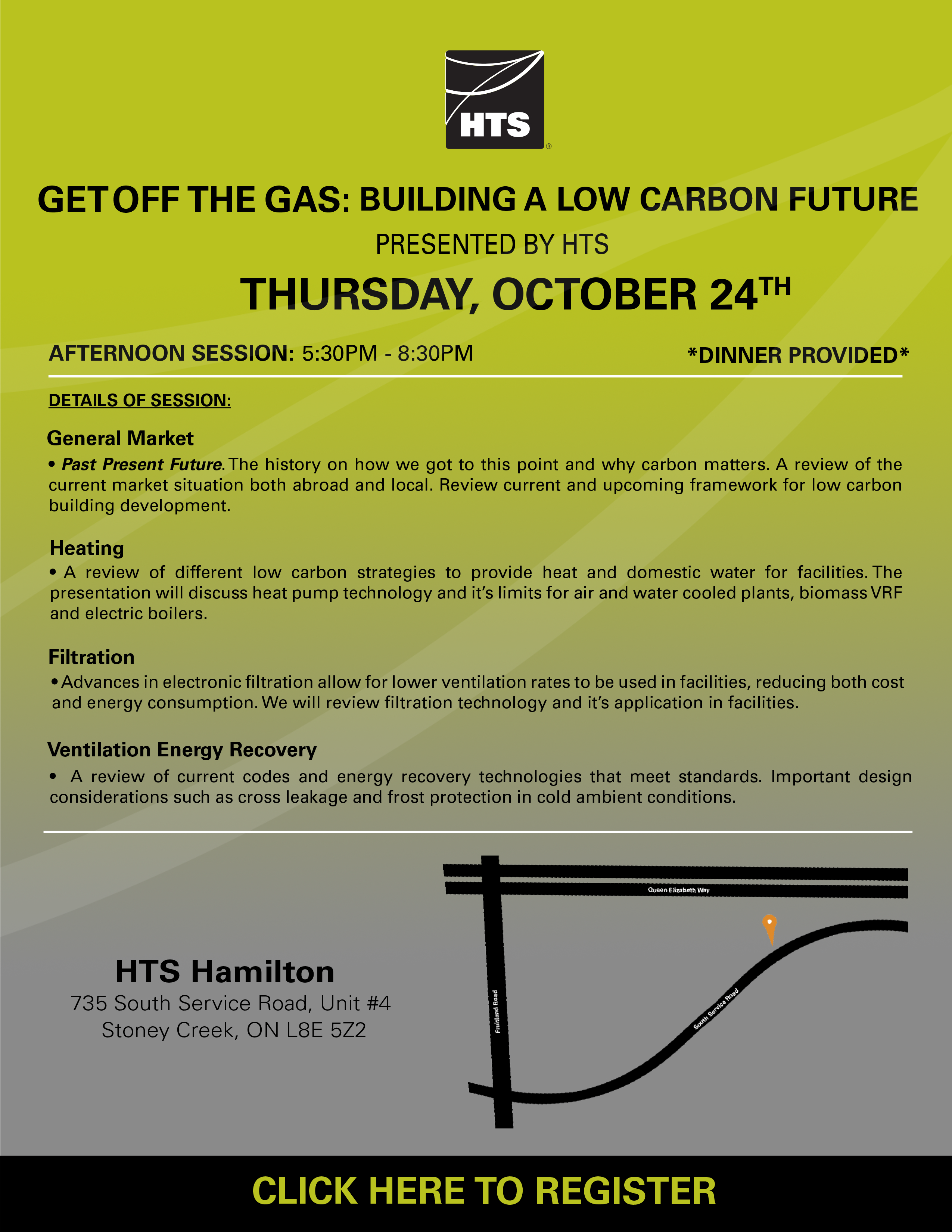 Hamilton Get Off The Gas Seminar Thurs Oct 24 HTS | Commercial & Industrial HVAC Systems, Parts, & Services Company