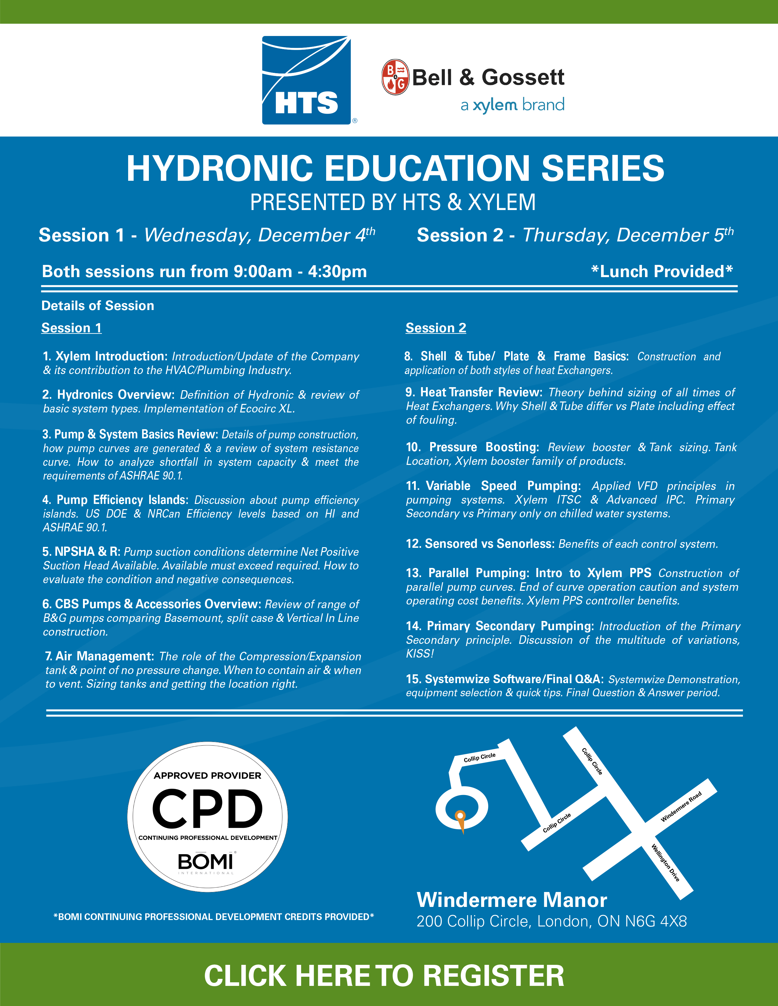 London Hydronic Education Series Brochure PNG