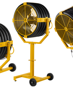 Big Ass Fans Airside Product Yellow Jacket Stands