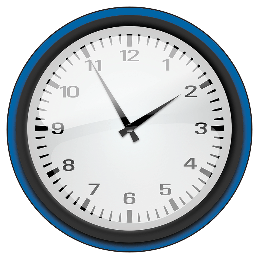 HTS Clock Service Icon dec2020 v2 HTS | Commercial & Industrial HVAC Systems, Parts, & Services Company Clock Inside Blue Circle