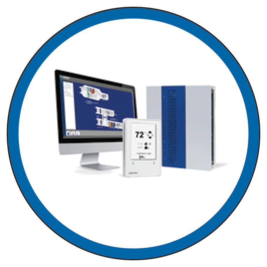 HTS OSOP Service Icon dec2020 v2 HTS | Commercial & Industrial HVAC Systems, Parts, & Services Company BAS Computers in Blue Circle