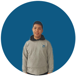 HTS Oakdale PA Jerry 2023 HTS | Commercial & Industrial HVAC Systems, Parts, & Services Company Jerry Lim Headshot in front of blue background