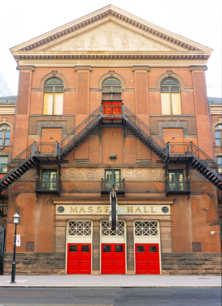 Image of the Massey Hall building.