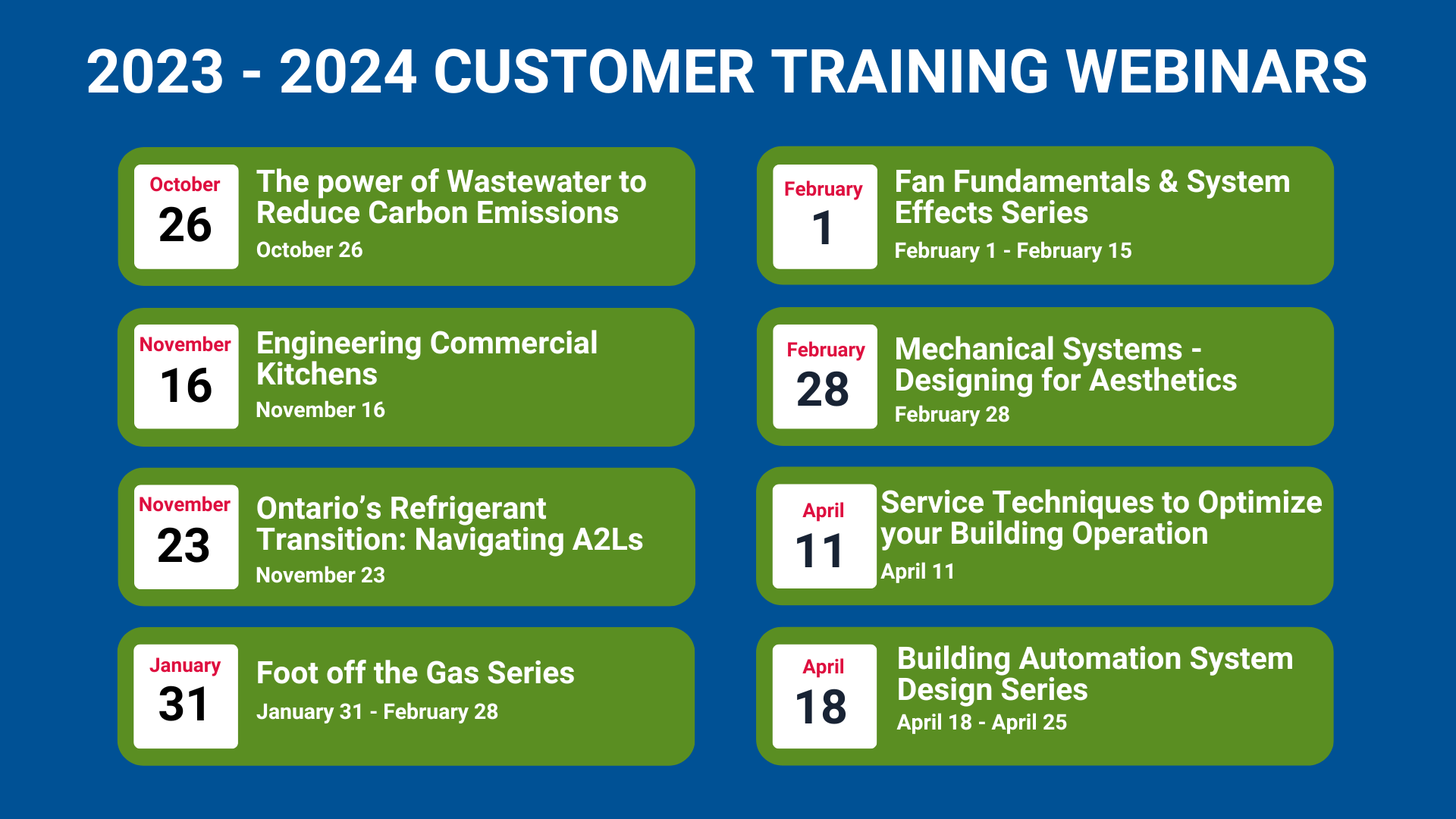 2025 2025 Webinar Schedule