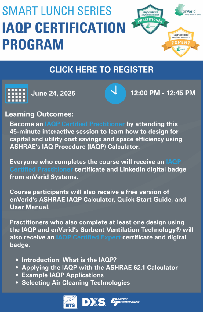 Smart Lunch Series Webinar: IAQP Certification Program
